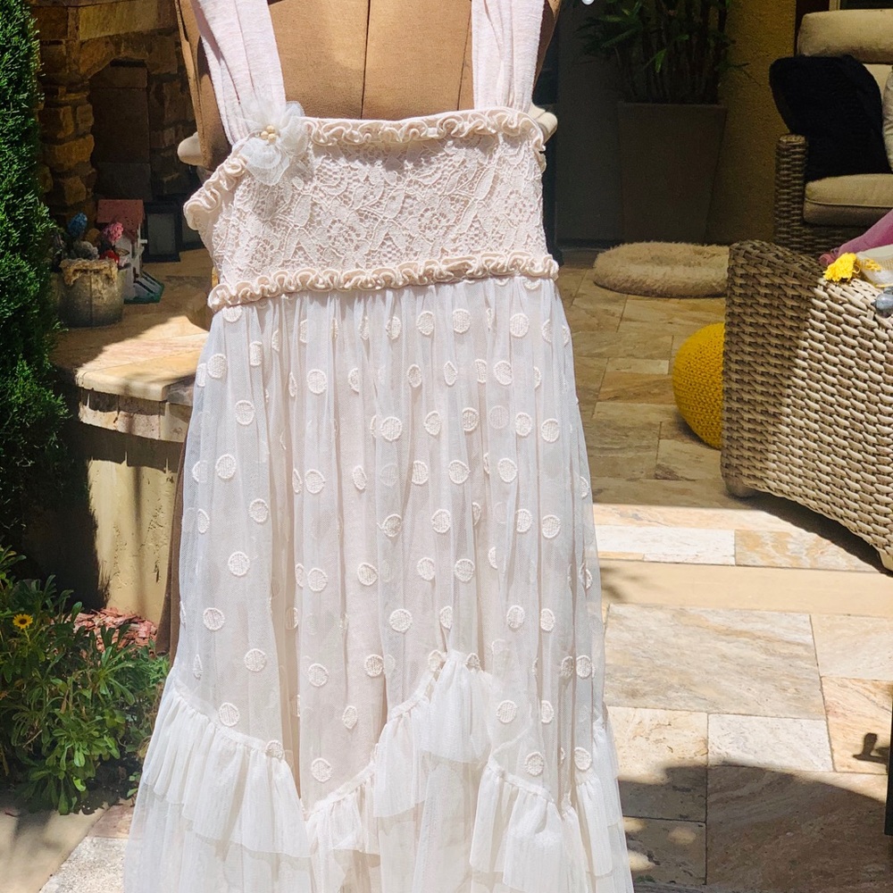 Girls bohemian style dress size 8